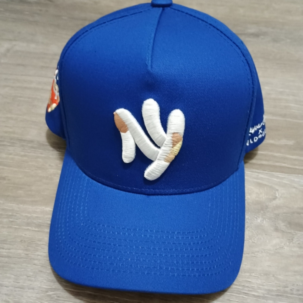 NYC Custom Trucker Snapback Hat - Royal Blue